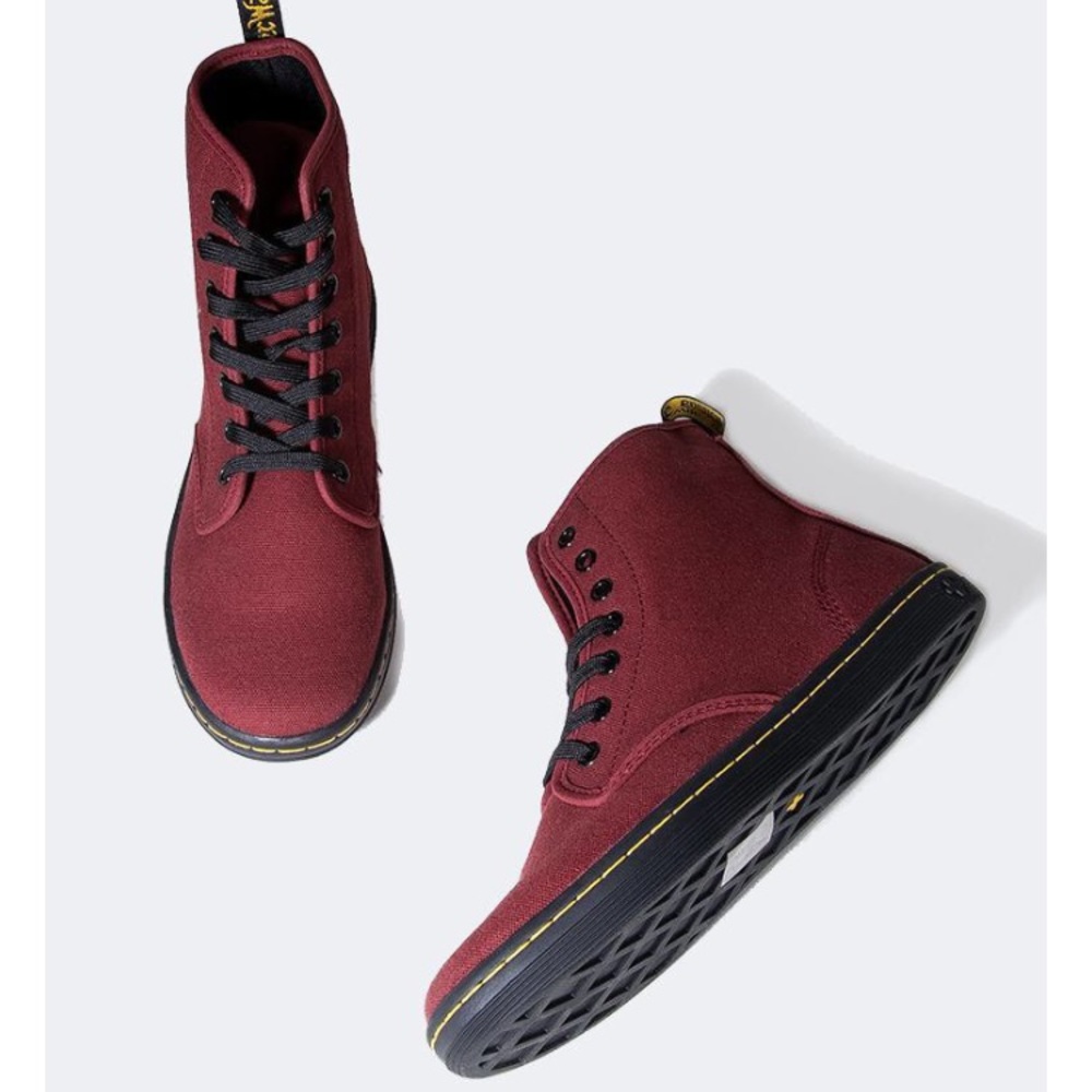 SOLD on Depop | Dr. Martens Shoreditch Boot in Cherry Red